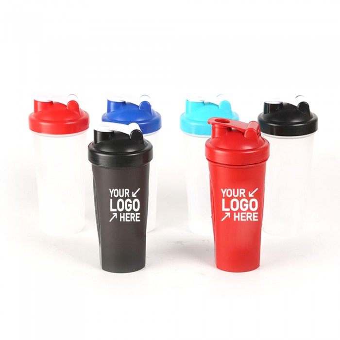 Sports Bottle w/ Custom Logo & Snap Lid Drinks Shaker